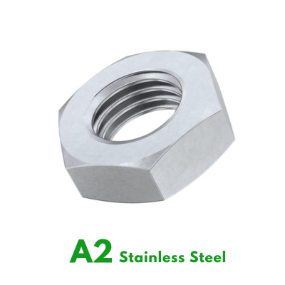 A2 Hex Locknuts Stainless DIN439