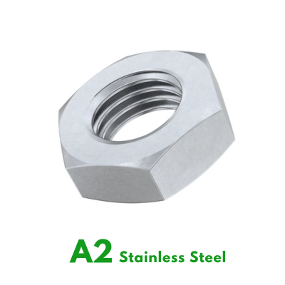 M3 A2 ST/ST HEX LOCKNUTS DIN439 (1987)