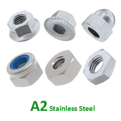 A2 Nuts stainless