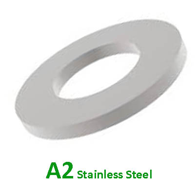 M6 A2 STAINLESS FORM B FLAT WASHERS