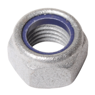 M10 GALV TYPE T NYLOC NUTS DIN985 / ISO10511