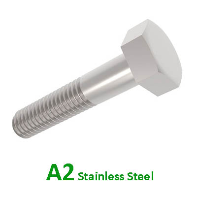 A2 Hex Bolts Stainless DIN931 / ISO4014
