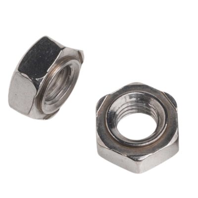 M4 A2 STAINLESS HEX WELD NUTS DIN929