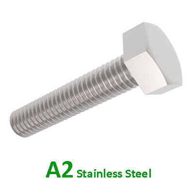 A2 Hex Setscrews Stainless DIN933 / ISO4017