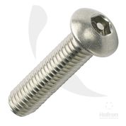 M5 X 12 A2 ST/ST PIN HEX BUTT HD SECURITY SCREWS (3MM A/F)