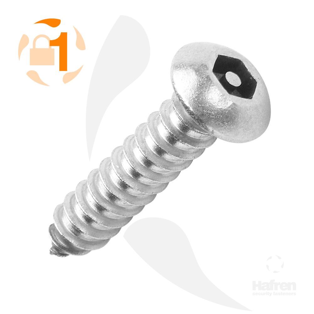 Pin Hex Button Head Security Self Tapping Screws