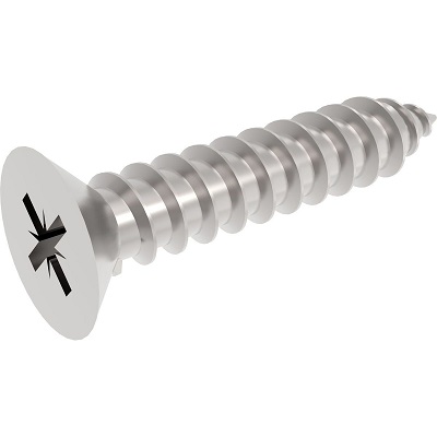 Self Tapping Screws Pozi Pan A2 Stainless Steel Tappers 8 Gauge Screw 1.1/4 Inch