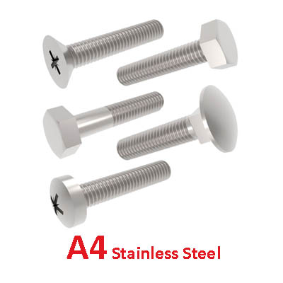 A4 Bolts & Machine Screws Stainless