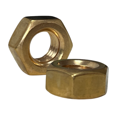 M3 BRASS HEX FULL NUTS DIN934