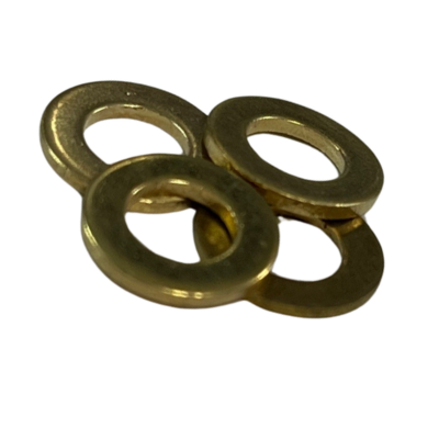 M3 BRASS FORM A FLAT WASHERS DIN125A / ISO7089