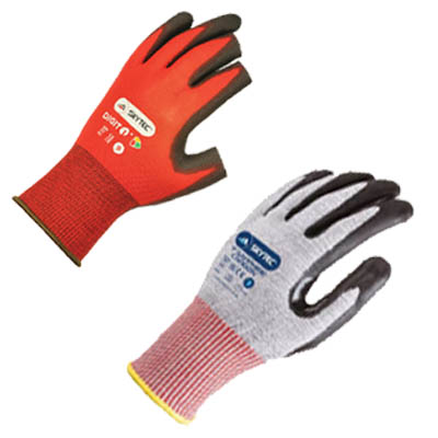 SKYTEC SAPPHIRE CARBON MICRO-FOAM NITRILE GRIP GLOVE SIZE 7 (4X42C)