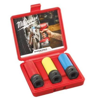 MILWAUKEE AUTOMOTIVE IMPACT SOCKET SET 3PC (4932451568)