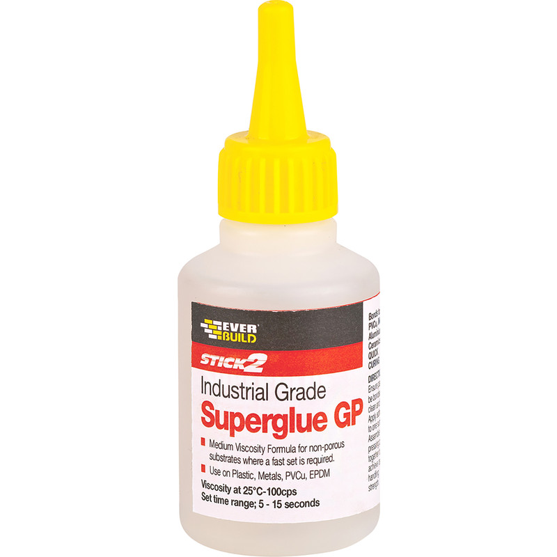 50G EVERBUILD INDUSTRIAL GRADE SUPERGLUE GP