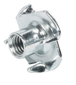 031.00.285 T Nut Four Prong St Bright M8 D22mm