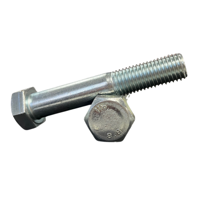 M8 X 40 Z/P GR8.8 HEX HT BOLTS DIN931 / ISO4014 