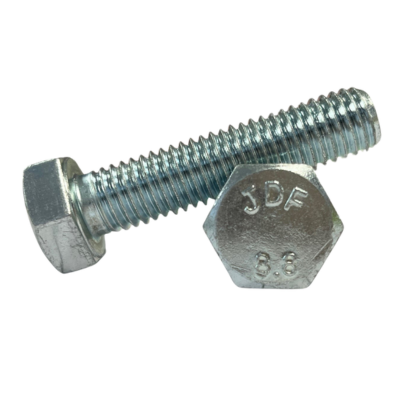 M30 X 75 ZINC PLATED GR8.8 HEX HT SETSCREWS DIN933 / ISO4017