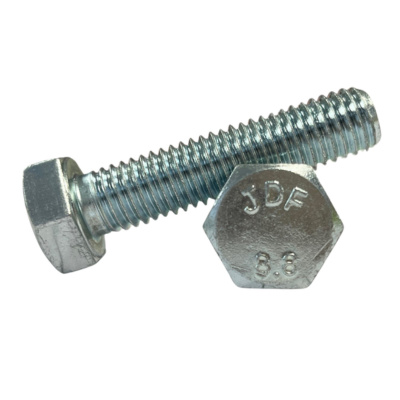 M24 X 130 Z/P GR8.8 HEX HT SETSCREWS DIN933 / ISO4017