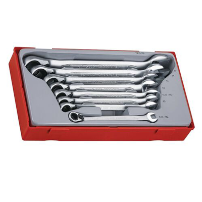 8PCE TENG  METRIC RATCHET COMBINATION SPANNERS(TT6508R)