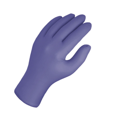 BIODEGRADBLE NITRILE GLOVES VIOLET SMALL SKYTEC TX324 (100) 