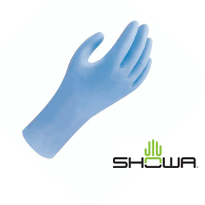 BIODEGRADABLE NITRILE GLOVES BLUE SMALL (SHO75001) (BOX OF 100) 